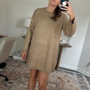 Tuckernuck Tan Sweater Dress